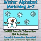 Winter ABC Match SMART Board Activity