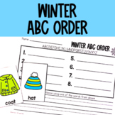 Winter ABC Order - 1st Grade Literacy Center (January)
