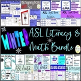 ASL Winter Bundle Sight Words, Vocabulary, Basic Math, Act