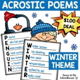 Winter Acrostic Poem Templates | Dollar Deal