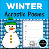 Winter Acrostic Poems Creative Writing Activity