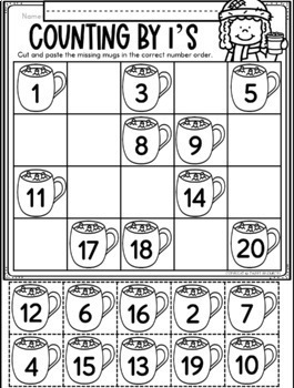 Winter Activities for Kindergarten Math & Literacy No Prep Printables