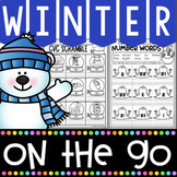 Winter Activities for Kindergarten with phonics, math, syl