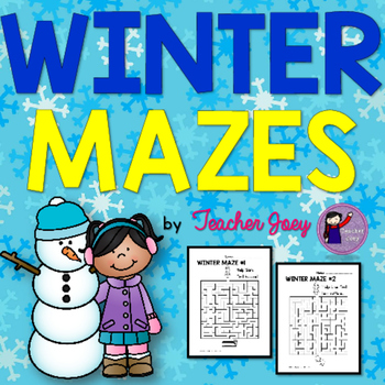 Winter Activities by Teacher Joey | TPT