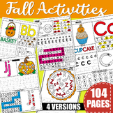 Pumpkin Activities | Fall | Alphabet Writing A-Z | Letter 