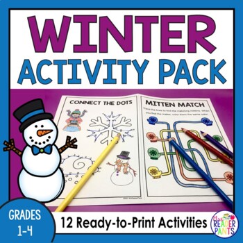 Winter Activities Booklet - Time Fillers - Early Finisher Activities