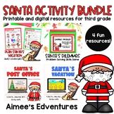 Winter Activities Bundle | Christmas Math Activities | Santa