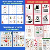 Winter Activities Bundle for 1st grade & Kindergarten | Re