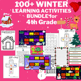 Winter Activities Bundle for 4th Grade