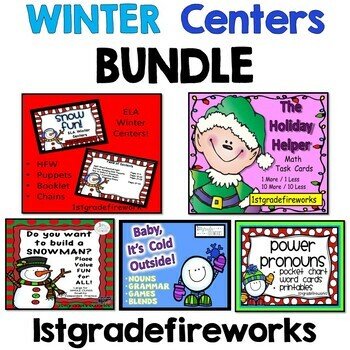 Preview of Winter Activities Bundle - k-3