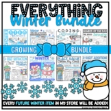 Winter Activities Bundle with Winter Math Activities, Writ