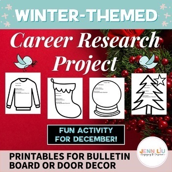 Preview of Winter Activities - Career Research Project