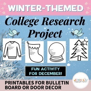 Preview of Winter Activities - College Research Project