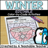 Winter Activities | Color by Sight Word Activities | Edita