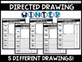 Winter Activities - DIRECTED DRAWING - Writing Templates