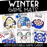 Winter Activities | Editable Winter Game Mats
