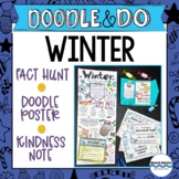 Winter Activities - Fact Hunt, Doodle Poster, Winter Craft