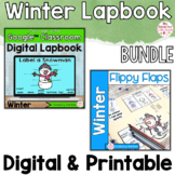 Winter Activities Interactive Notebook Digital and Printab