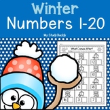 Winter Math Activities Numbers 1-20 | Winter Math Workshee