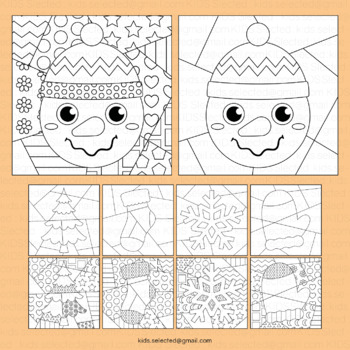 childrens coloring pages snowman shape