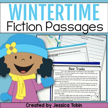 Preview of Winter Activities Reading Comprehension with Winter Writing Practice