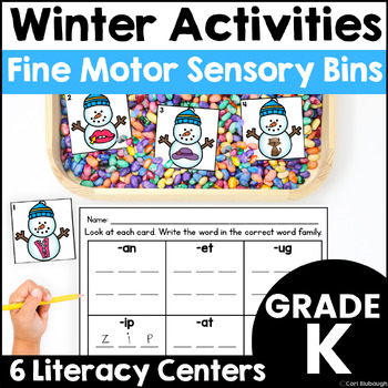 Winter Sensory Bins and Fine Motor Skills Activities - The Stay-at-Home  Teacher