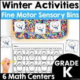Winter Fine Motor Skills Activities Sensory Bins Math Cent