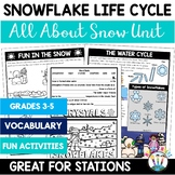 Winter Activities: Snow Science Water Cycle & Snowflake Li