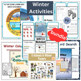 Winter Activities Social and Emotional Skills ;coloring wr