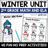 Winter Activities & Worksheets No Prep Math Reading Gramma