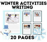 Winter Activities Writing | Detailed Picture Prompts | 20 Pages