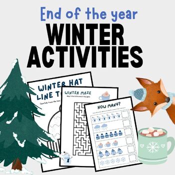 Preview of Winter Activities book