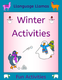 Winter Activities for ESL, EAL, EFL