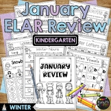 Winter Activities for Kindergarten ELAR REVIEW No Prep Pri