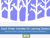 Winter Activities for Learning Centers