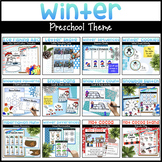 Snowman Counting Activity Plus Stacking for Winter Theme by Turner