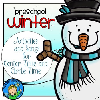 Preview of Winter Unit - Number, Letter, and Song Activities for Pre-K - K