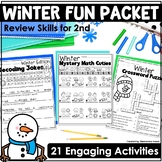 Winter Activity Fun Packet 2nd Grade Early Finisher Packet