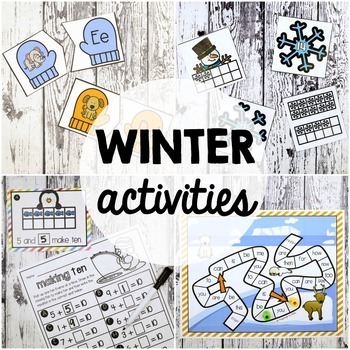 Preview of Winter Activity Pack