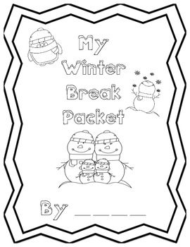 Preview of Winter Activity Packet