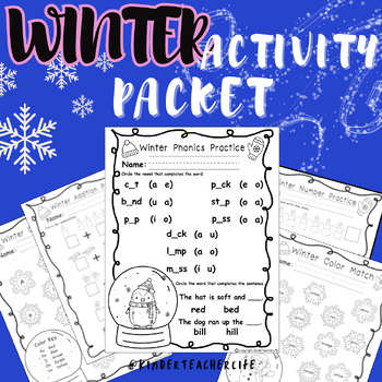 Preview of Winter Activity Packet