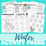Winter Activity Pages - Winter Break Packet