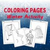 Winter Activity Pages for Kids