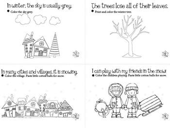 Winter Activity Story Book - Social Studies Pre-K and Kindergarten