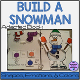 Winter Adapted Book Build a Snowman for Autism and Special