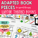 Winter Themed Adapted Book Pieces for Speech Therapy | Spe