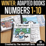 Winter Adapted Interactive Books Numbers 1-10