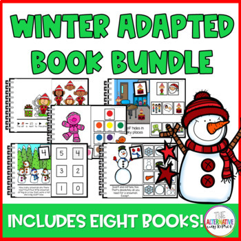 Preview of Winter Adapted and Interactive Book Bundle