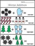 Winter Addition Exit Slip Worksheet