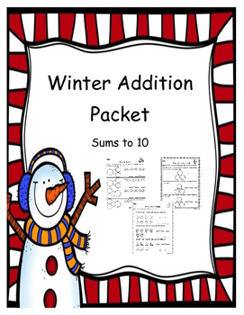 Preview of Winter Addition Packet